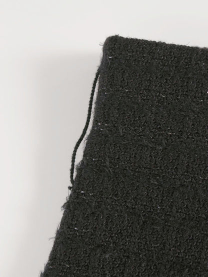 トゥービーシック W5S12-847-09 タイトスカート 40 ブラック ツイード 千鳥柄 ラメ ITZNPABJ5WL4