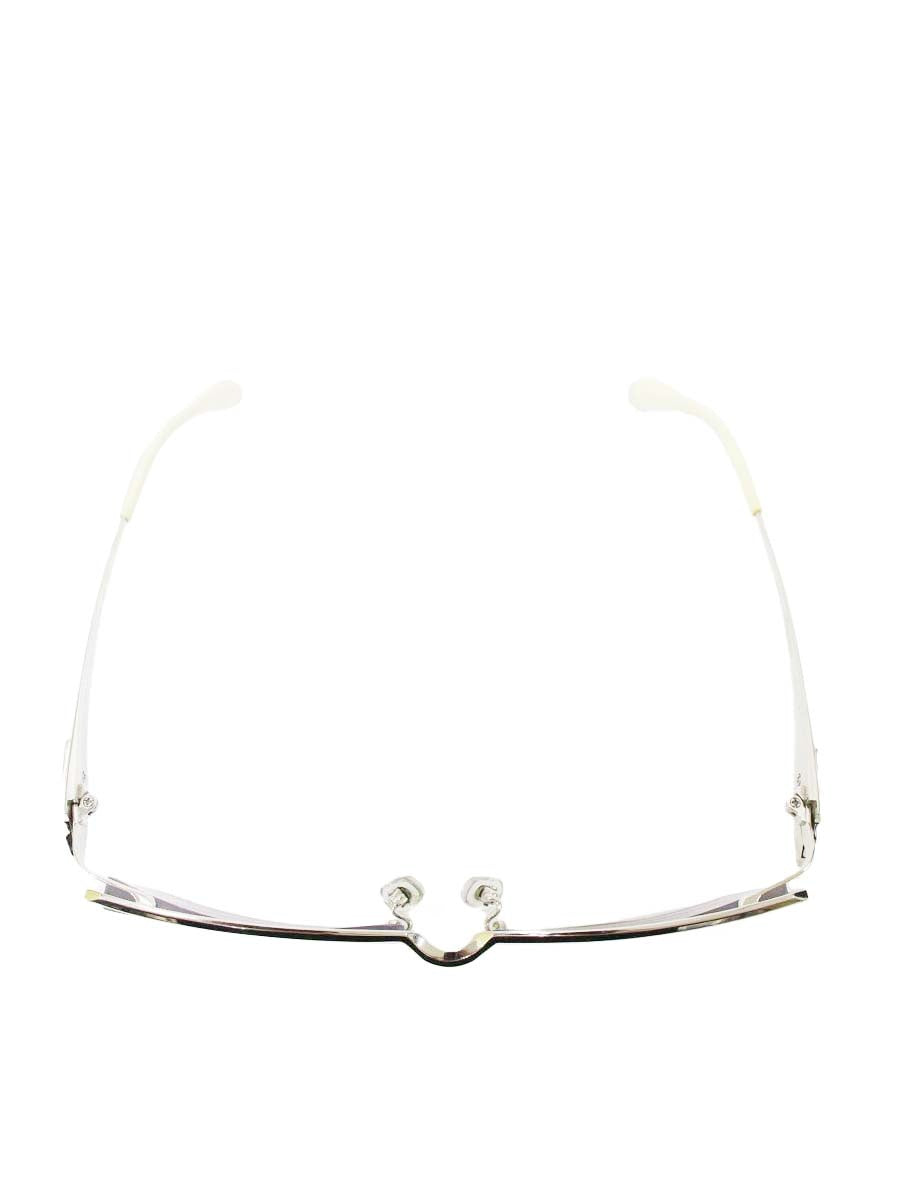 サムライ翔 SS-J214 メガネ シルバー/ホワイト メタルフレーム スクエア IT0VHUDZ6EY0