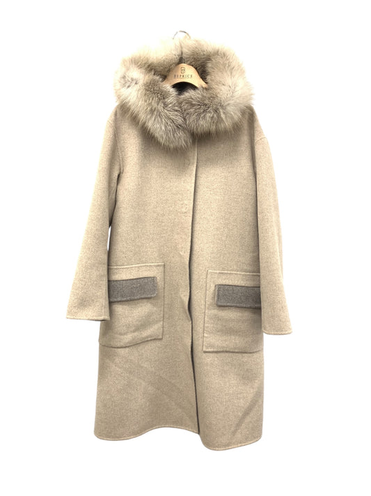 フォクシーブティック Coat CAPPUCCINO 37276 コート 40 ブラウン フォックスファー IT8AMH0A0KYI