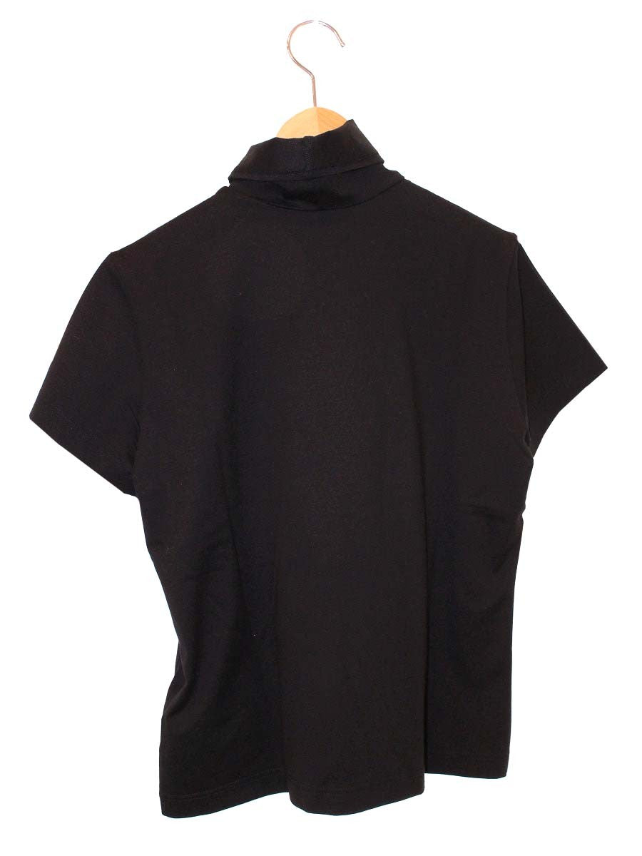 ダックス 11-294231 Tシャツ 40 ブラック チェック タートルネック ITH0AXHZJV10