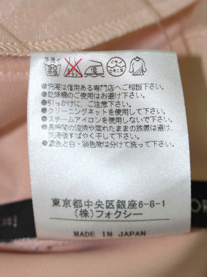 フォクシーニューヨーク 30554 ワンピース 38 ピンク 前ボタン ITJ56J4I3S50