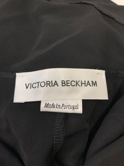 ヴィクトリアベッカム シングルスリーブ ドレス 1123WDR004377A ワンピース 38 ブラック ITNEEIJZQR4G