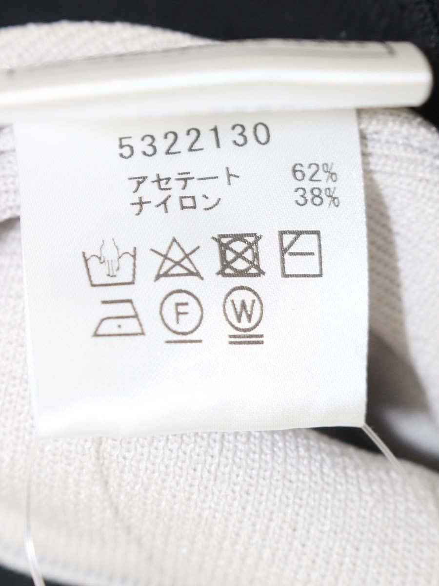 ルネ 5322130 ニット 36 グレー ウェーブ 波型 ITTRTHPWASWE