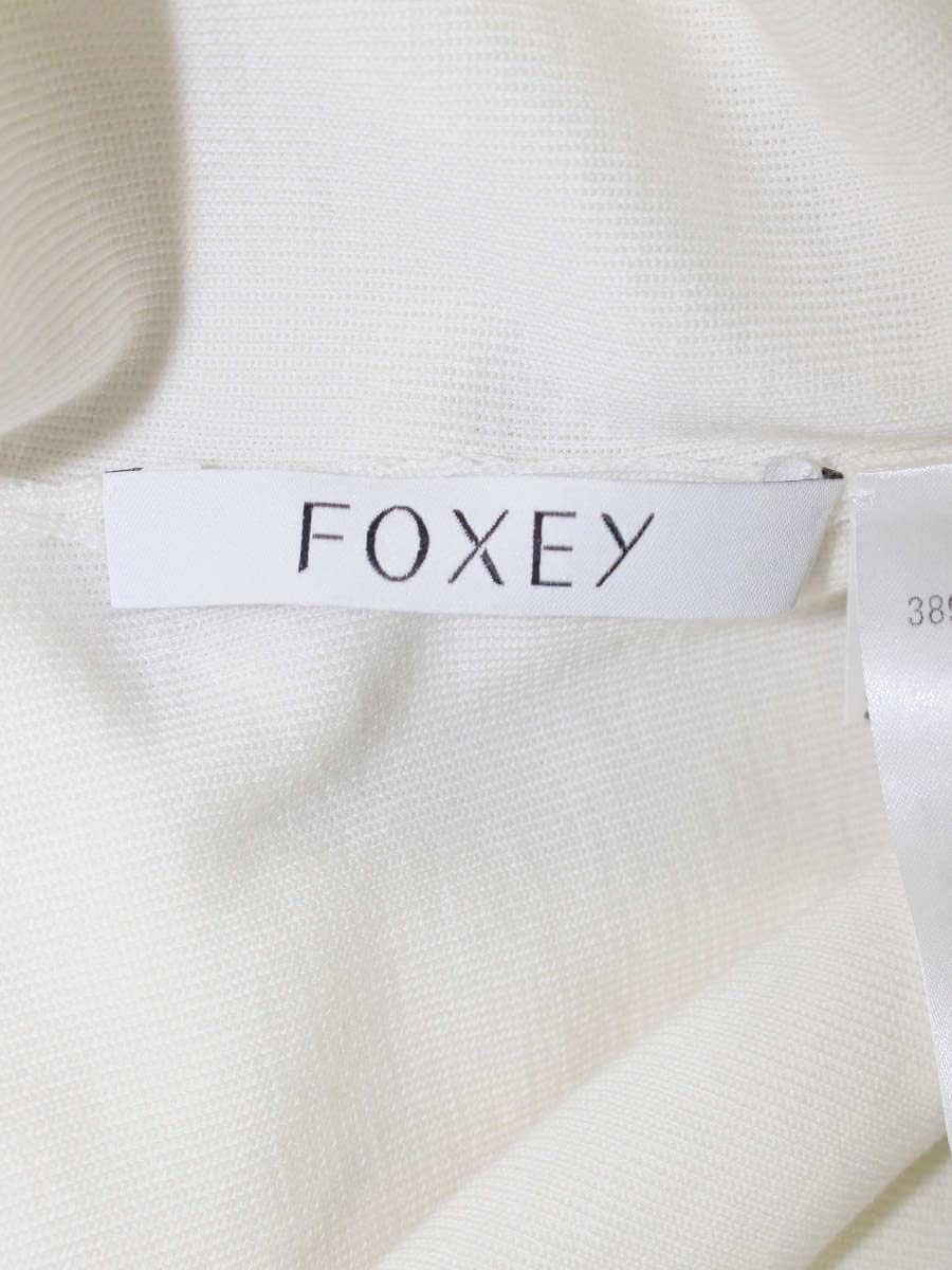 フォクシーブティック Knit Top Deneuve 38993 ニット セーター 38 ホワイト ITH0ELDV332I