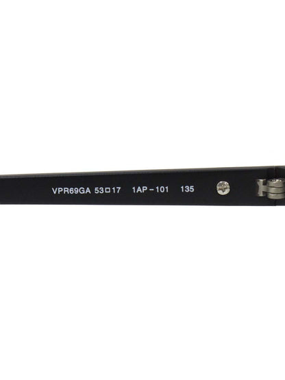 プラダ VPR69GA メガネ シルバー/ブラック 1AP-101 チタニウム コンビフレーム フルリム スクエア ITY9RWB7WD7C