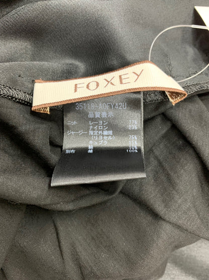 フォクシーブティック French Breeze 35118 ワンピース 38 ブラック オーガンジー ITMMET9K1030