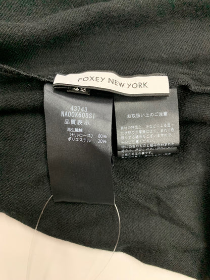 フォクシーニューヨーク  L'aise Dress アレーズドレス 43743 ワンピース 42 ブラック ITEMOUVAWXV7