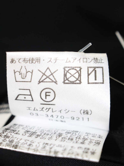 エムズグレイシー フラワーモチーフ付き 515108 カットソー 38 ブラック ロゴ IT8WPVDGPZ5C