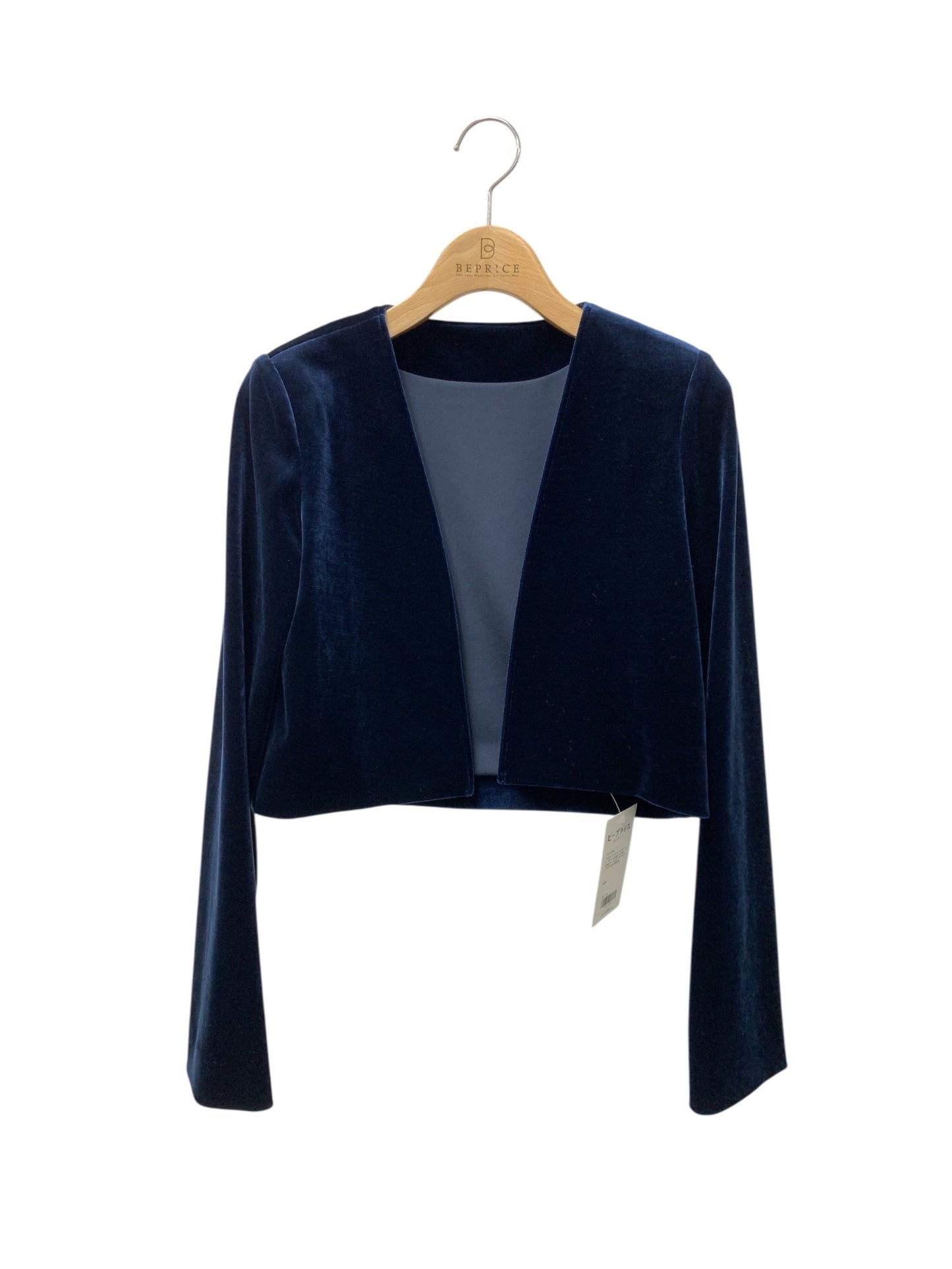 ベロアノワール by フォクシーニューヨーク Cardigan La Nuit 41945 カーディガン 38 ネイビー ベロア 2024年増産品 ITV8727K6KAK