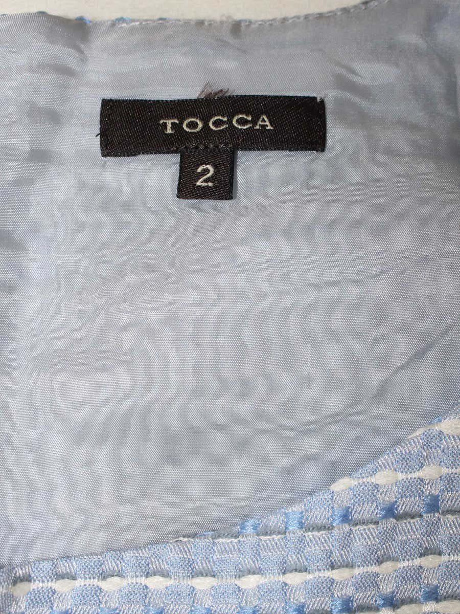 トッカ OPTOYS0075 ワンピース 2 ブルー ツイード IT7PVBXEAPRE