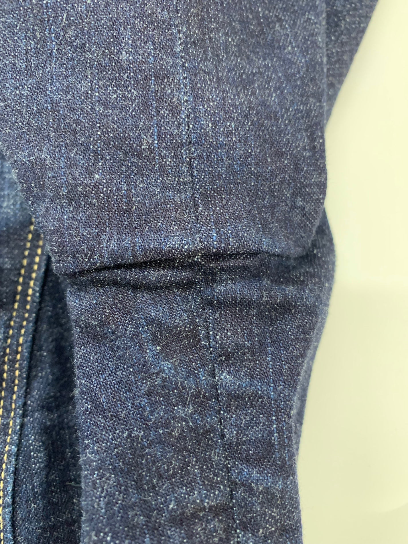 エムズグレイシー 014107 デニムジャケット 38 ブルー カメリアＷジップ フリンジ ITAF2GLZUF44