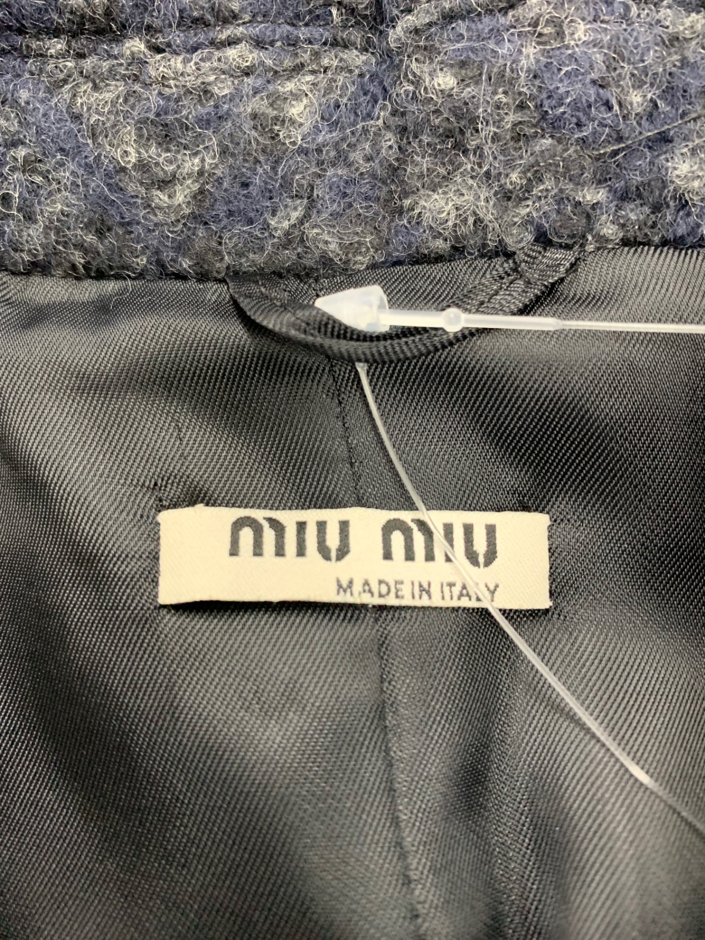 ミュウミュウ AMM1 2011 106 ウールコート 38 グレー IT87MEG36P9C