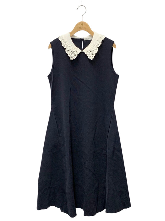 ルネ Knit Dress 6612080 ワンピース 38 ネイビー ITX1G2B4F7YL