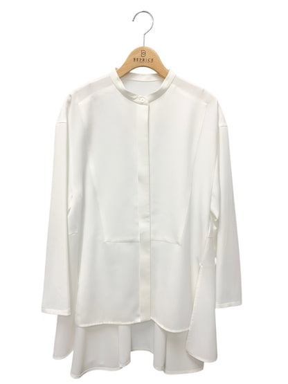 アドーア ドビークロスブラウス 531-3210019 38 ホワイト スタンドカラー IT4K5N26GBJI