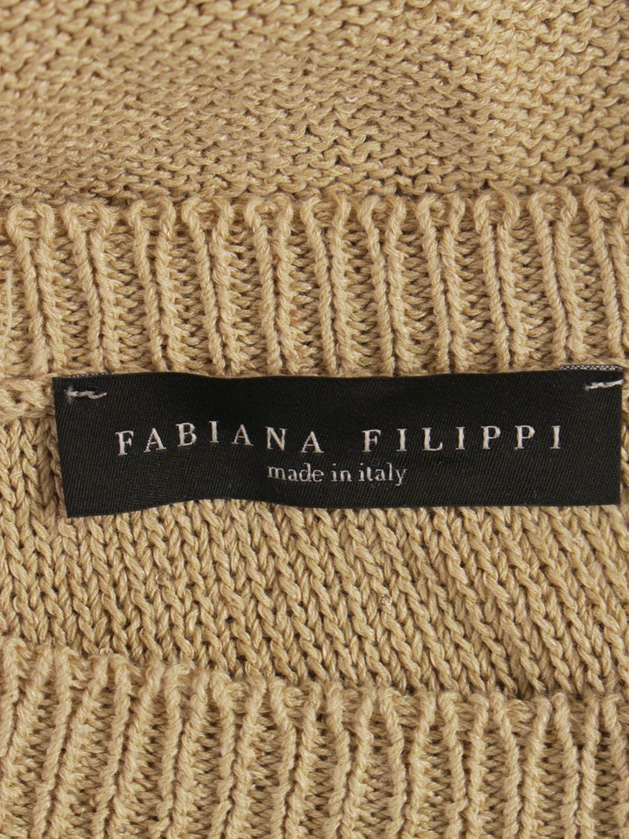 ファビアナフィリッピ MADP02B645X ニット 40 ブラウンベージュ ラメ ITMFX6OWCFU4