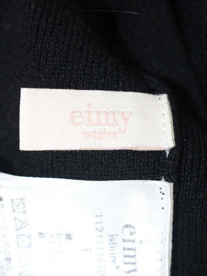エイミーイストワール eimy logo scarfオーバータートルネックニット  1121111610-0 F ブラック 2021SS IT2V4T5BUENO