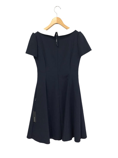 フォクシーニューヨーク New Standard Dress 42633 ワンピース 38 ネイビー 付け襟 ITH0YZBQ5YSU