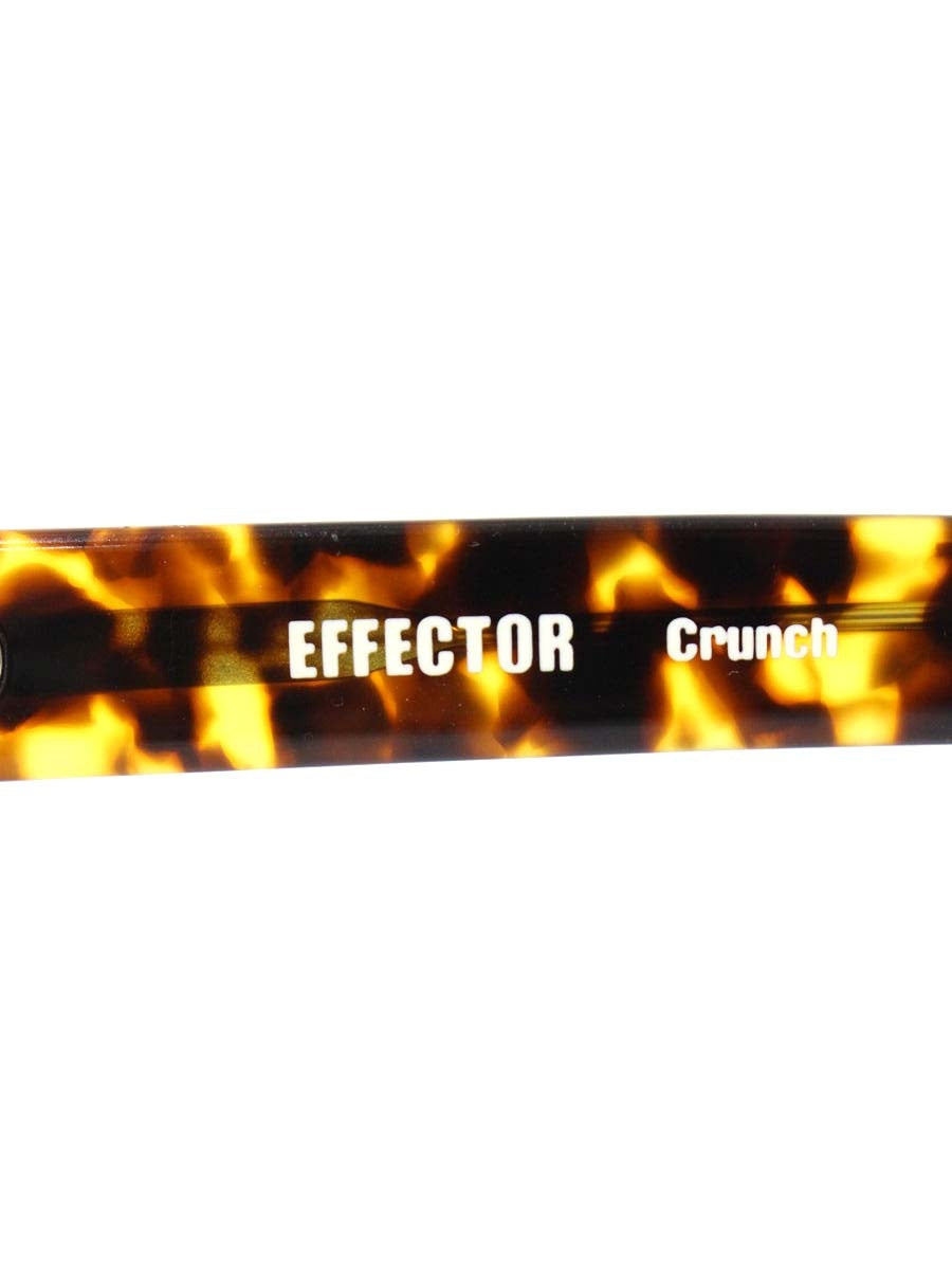 エフェクター crunch クランチ メガネ ブラウン セルフレーム スクエア