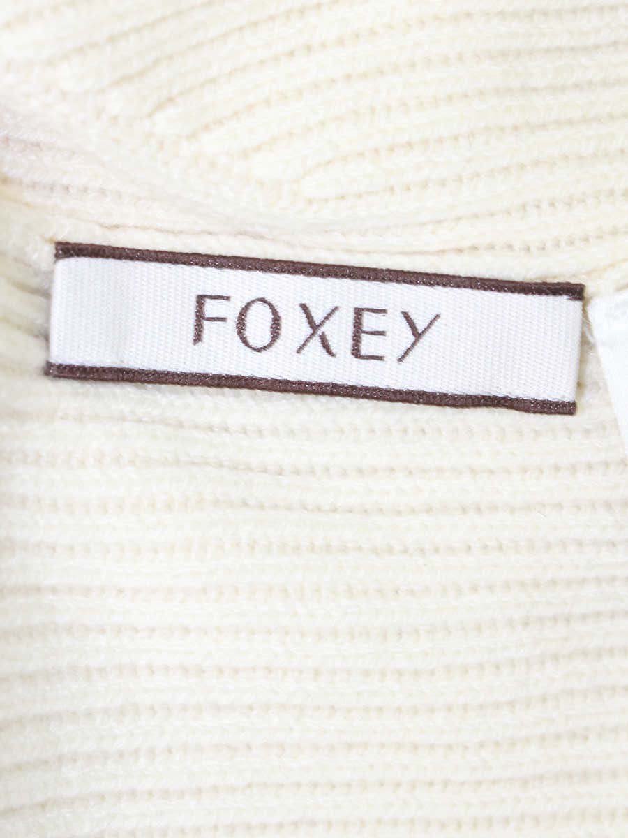 フォクシーブティック Sleeveless Knit Top Souffle 36343 ニット セーター 38 アイボリー ITSZA0ZPYMDW 【SALE】