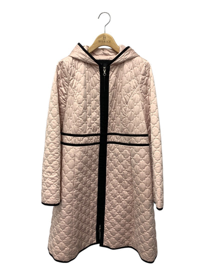 トゥービーシック W5A01 アウター 40 ピンク フード キルティング ITFTSP0MZCVE