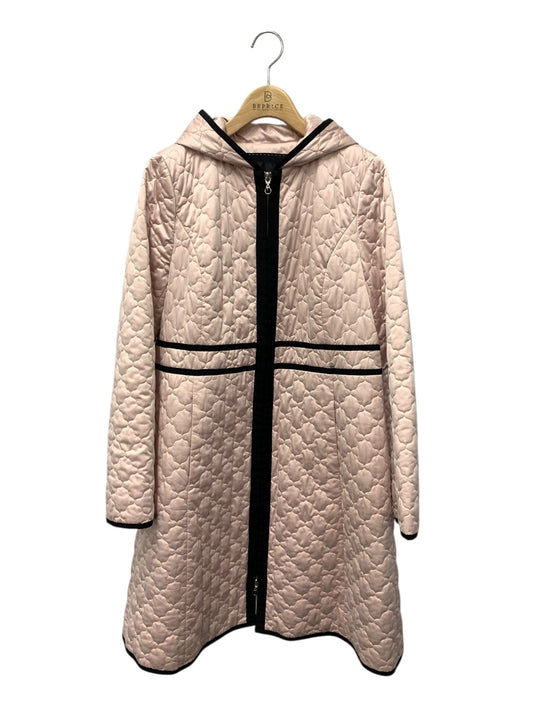 トゥービーシック W5A01 アウター 40 ピンク フード キルティング ITFTSP0MZCVE