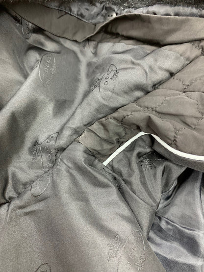 トッカ CMTOGW0310 コート 0 ブラック キルティング フェイクファー IT2JIB8RKWHS