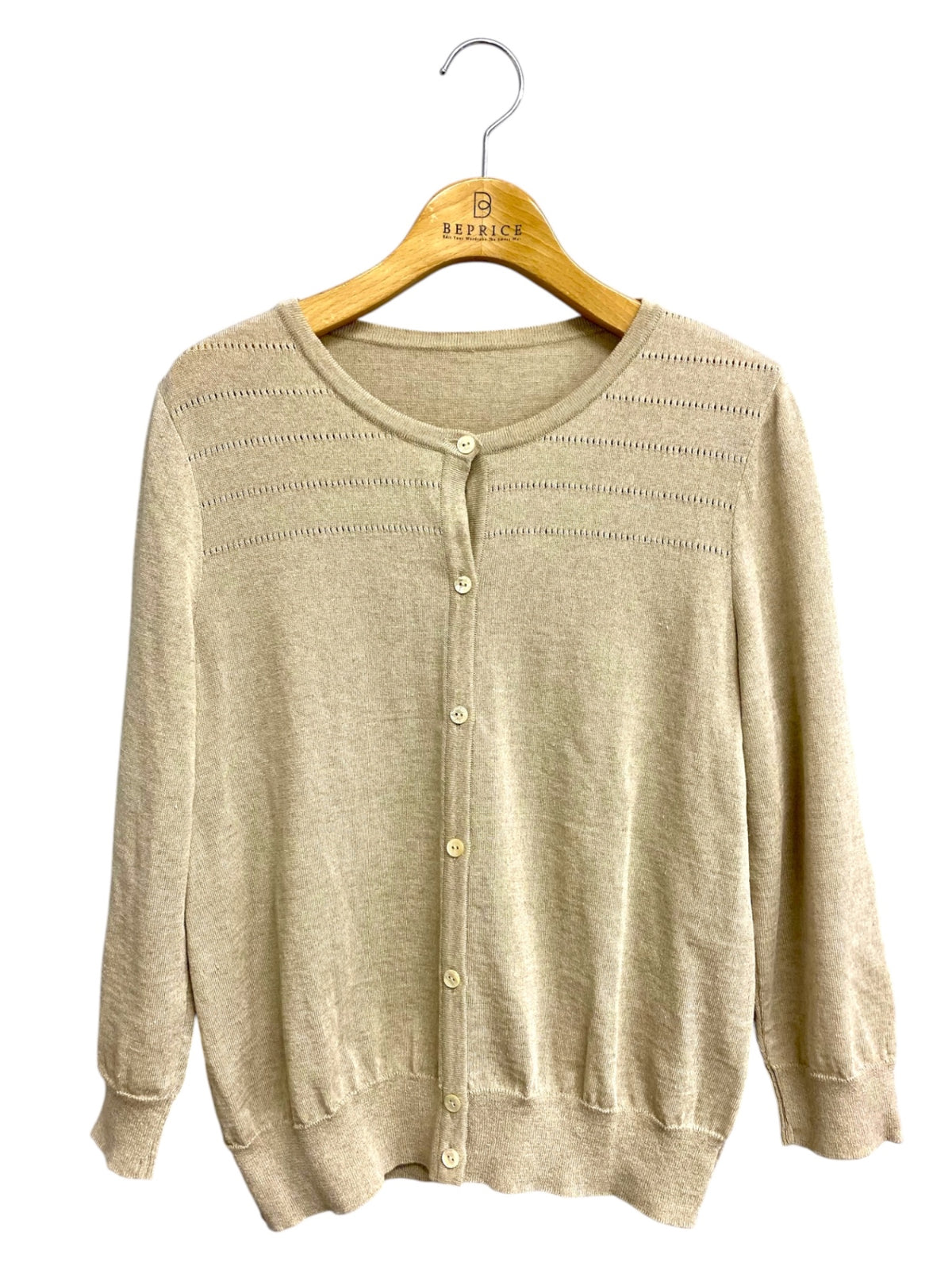 フォクシーブティック Cardigan 35866 カーディガン 40 ベージュ ITS81664WKNA