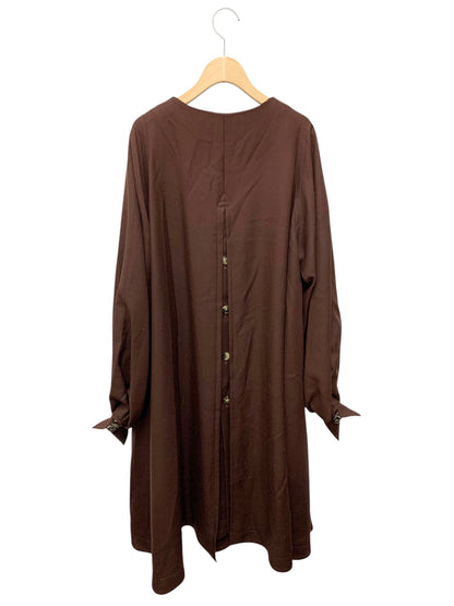 エリン 11806-2280 ノーカラーコート 38 ブラウン オーバーサイズ IT16BN6PATM8 【SALE】