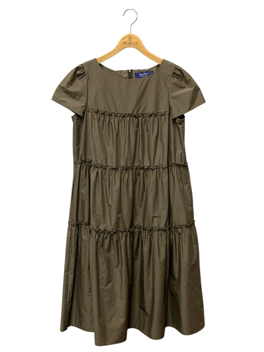 エムズグレイシー 411317 ワンピース 40 ブラウン フリル リボン ITM9B7XHAWXW