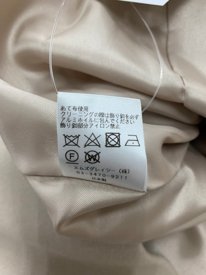 エムズグレイシー 419618 コート 38 ベージュ 大襟 ITY2QH99WBPS 【SALE】