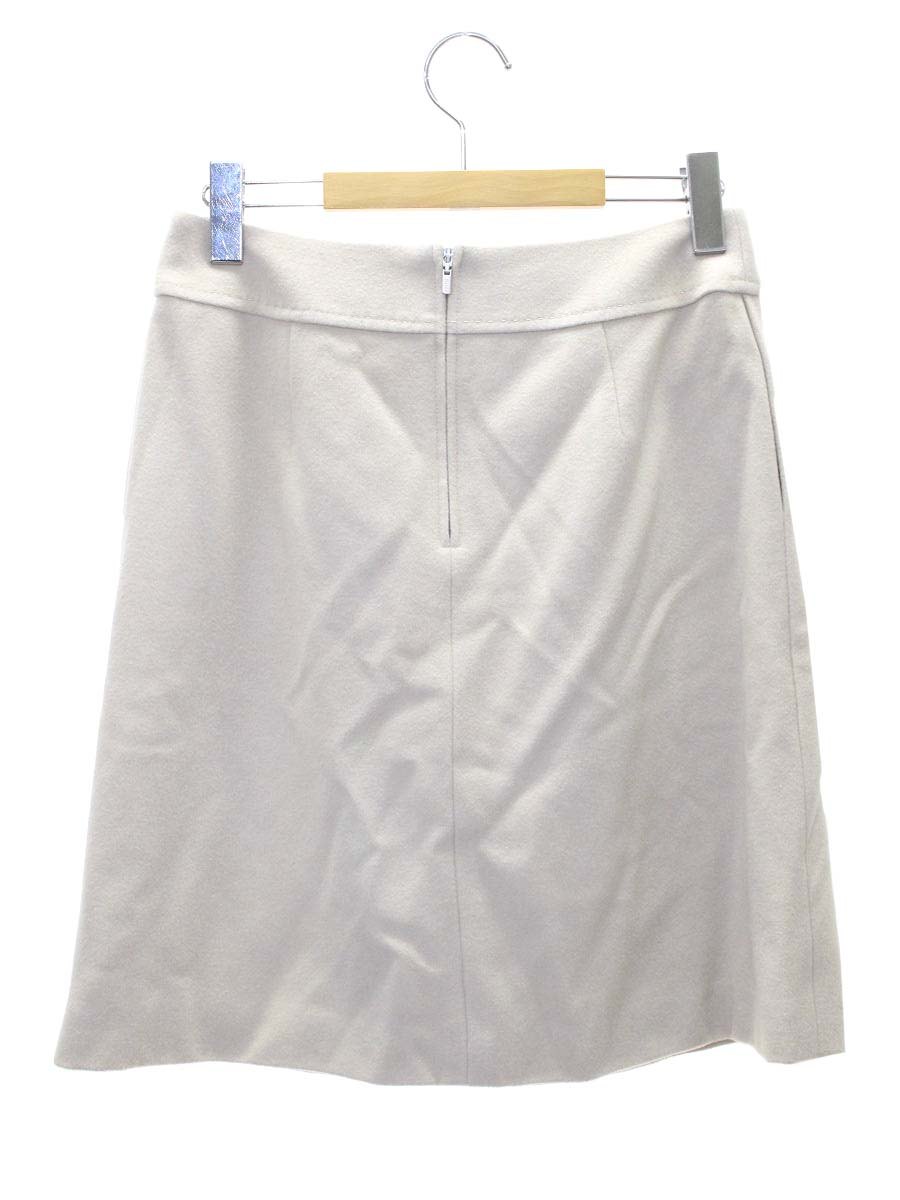 フォクシーブティック 36314 スカート 40 ベージュ ウール カシミヤ ITIDPA6JSUTK 【SALE】