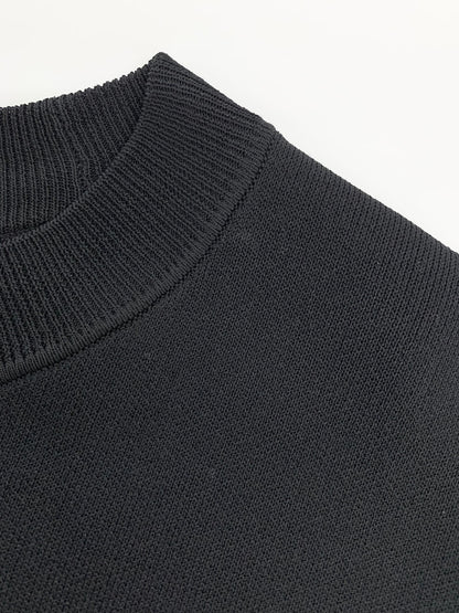 アドーア 531-8270003 ニットセーター 38 ブラック アシンメトリー IT7Q5P0RH2JE