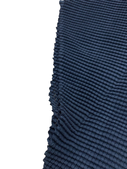 ミーイッセイミヤケ MI22FK613 プルオーバー ブラック ボトルネック ワッフルプリーツ ドット ITL7NVW1LV48