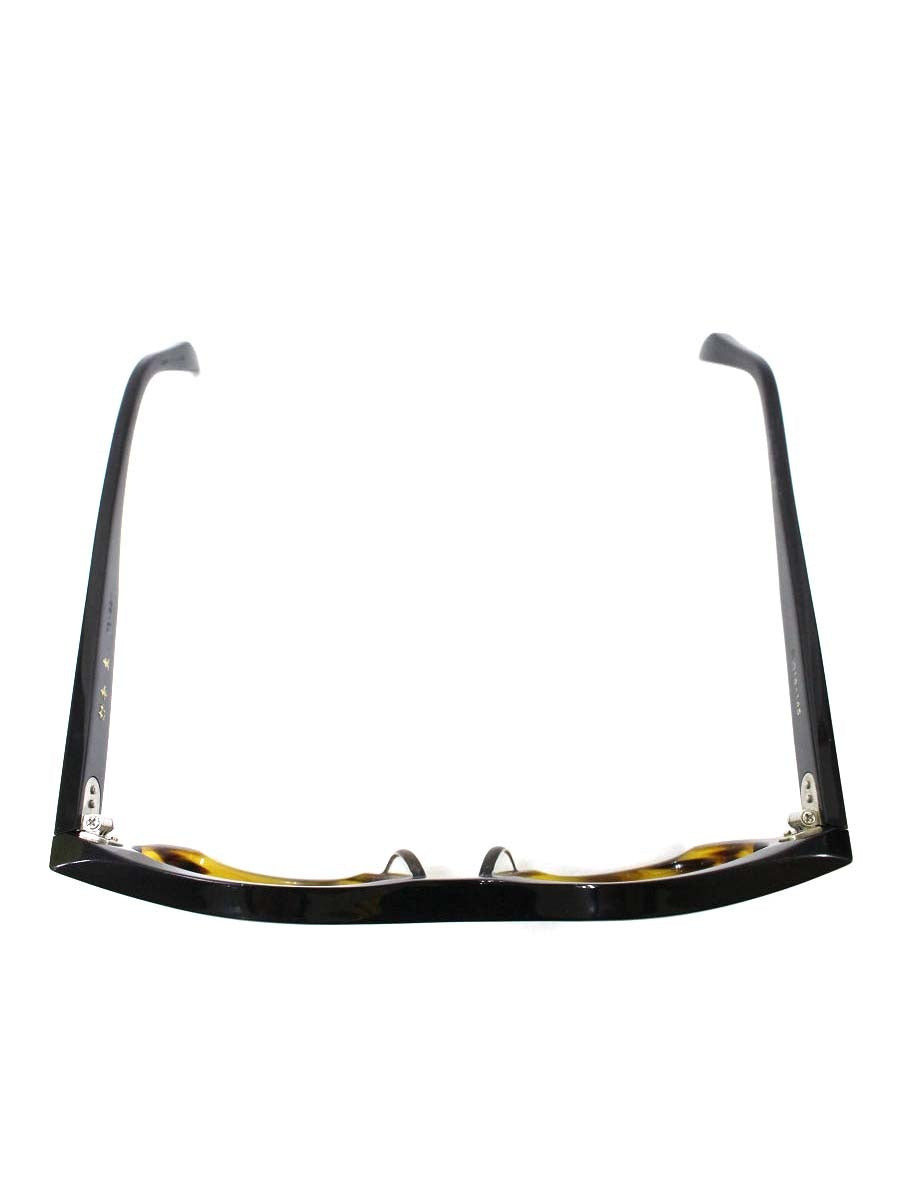 杉本圭(スギモトケイ) KS-22 メガネ ブラック/ブラウン セルフレーム スクエア 太セル ITYIJAKP1TFC