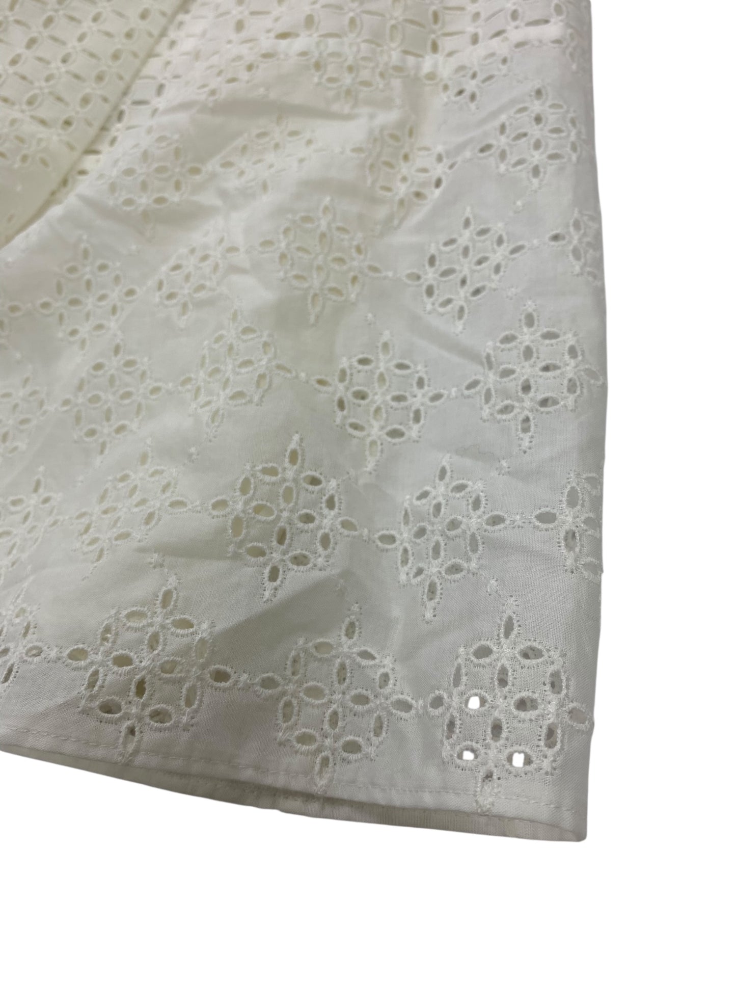 フォクシーブティック White Snow 39880 スカート 38 ホワイト カットワーク フレア ITD7TYFOQ7N2