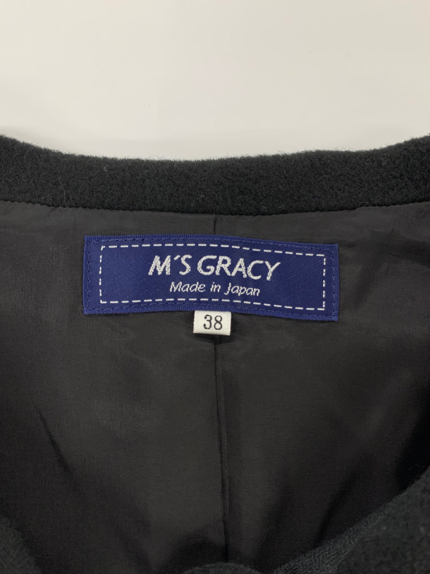 M'S GRACY - エムズグレイシー 724704 ジャケット 38 ブラック