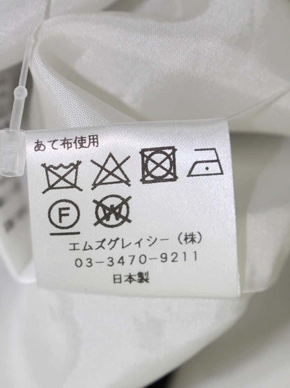 エムズグレイシー 917350 スカート 36 ブラック/ホワイト フレアー ITQQV27JVEC6