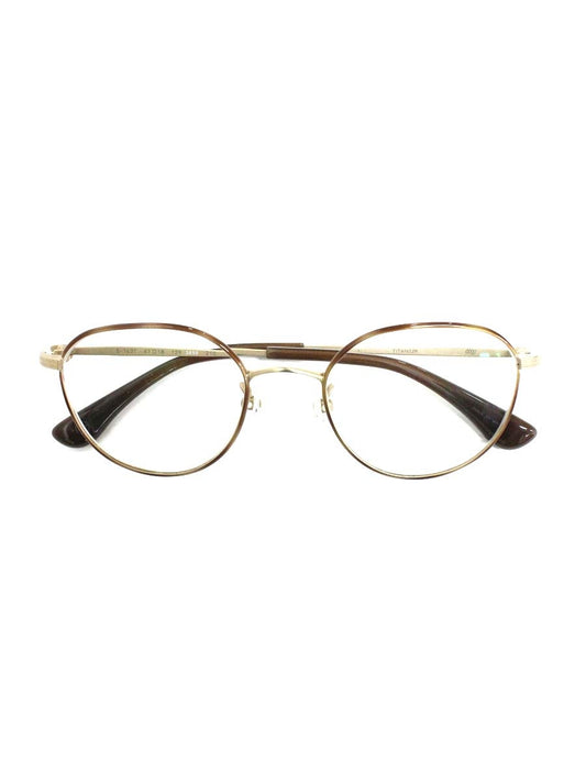 フォーナインズ S763T メガネ ブラウン メタルフレーム フルリム ウェリントン ITXNWWIDJLO2