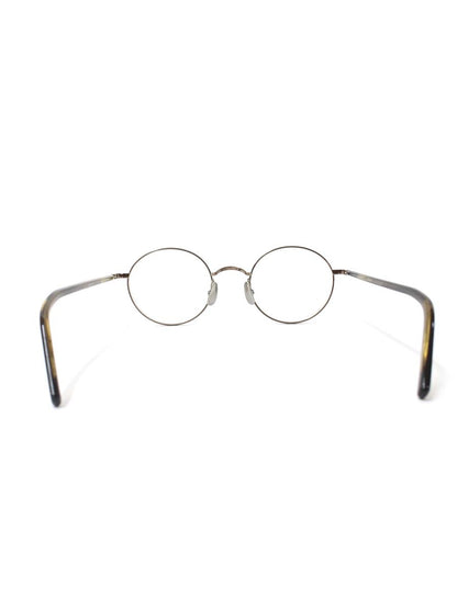 金子眼鏡 KV-150 メガネ ブラウン IPBR  コンビフレーム ラウンド ITSVSETJYLJC