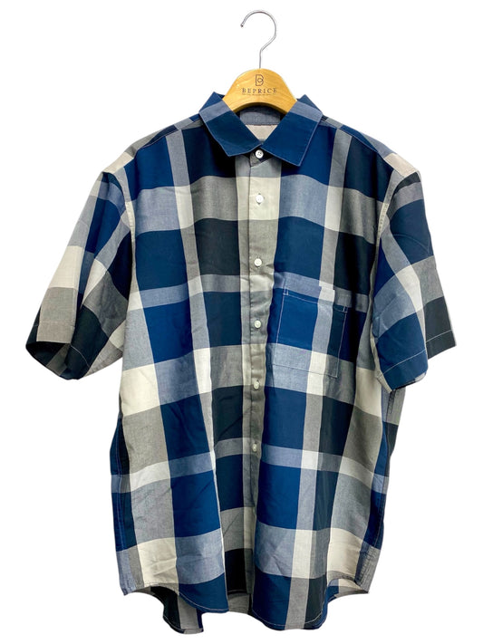 ブラックレーベルクレストブリッジ チェックシャツ 51M21-721-28 L ネイビー ITTG4NGTQ3KS