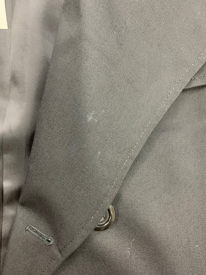 エポカザショップ REA02-314-09 トレンチコート 36 ブラック コットン ITUAN4OXNISY