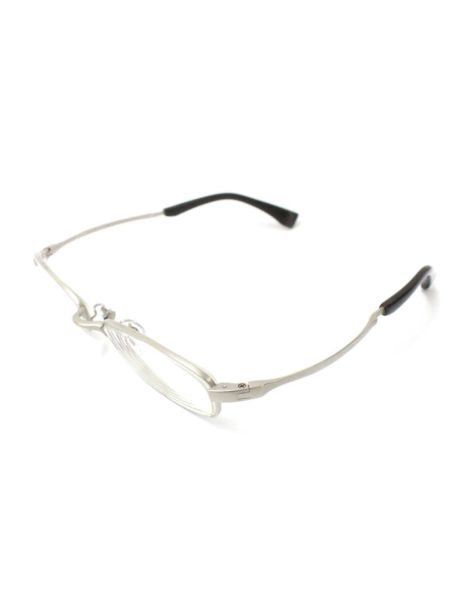 フォーナインズ S-662T メガネ シルバー メタルフレーム フルリム スクエア IT2MFNI78G1S