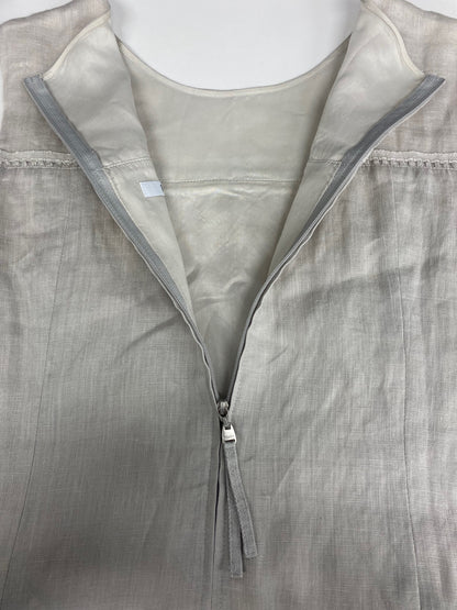 フォクシーブティック Step Circle 38679 ワンピース 42 グレージュ リネン ITZMUY4LE4US