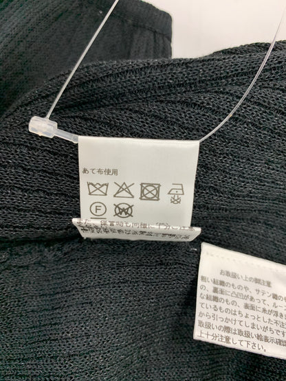 エムズグレイシー 518509 カーディガン 40 ブラック 花 フリル ラインストーン レース メッシュ ITA83HA53HFO