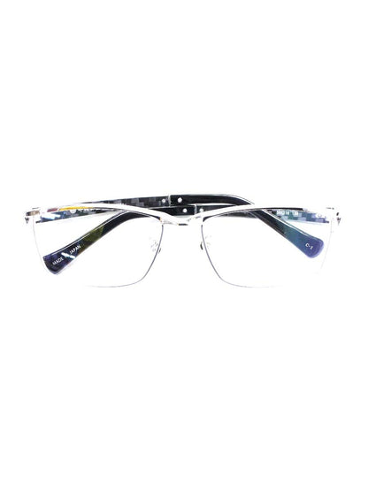 中村勘三郎 KN-2551 メガネ シルバー/コンポジットカーボン メタルフレーム フルリム スクエアシェイプ ITXA3VNNHQAA