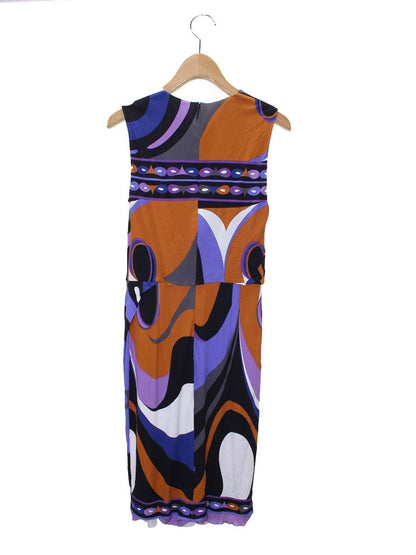 エミリオプッチ シルクブレンドプリントドレス 76JG61 ワンピース 34 マルチカラー ITO6C2T2MNJE