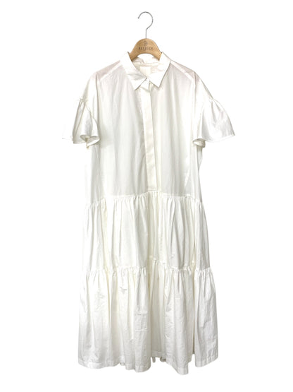 デザインワークス 袖タックシャツワンピース 3545-07-90004 38 ホワイト IT9VHH0PWFET