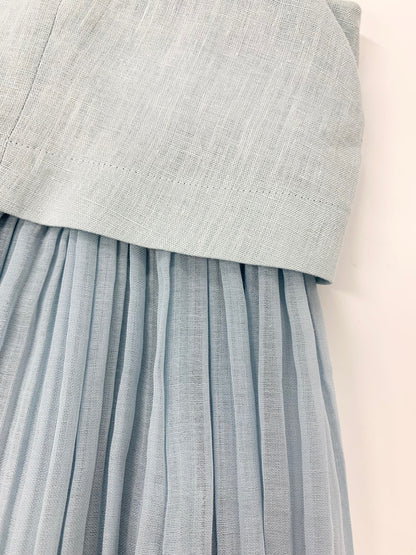 フォクシーブティック Lilia Dress 43565 ワンピース 40 ブルー ITBWAFTPOFAT