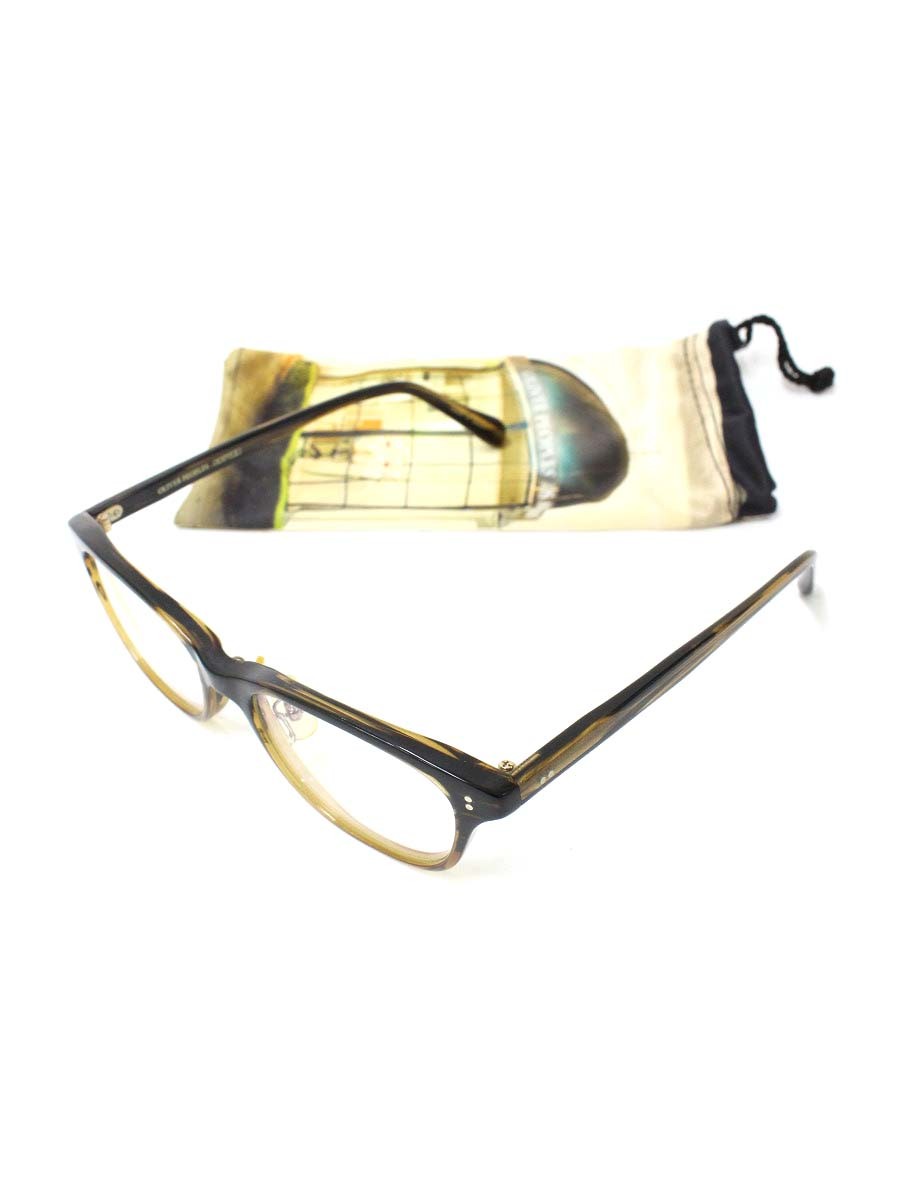 オリバーピープルズ Ashton-J メガネ ブラウン セルフレーム フルリム ウェリントン IT4MSL8IOFWQ 【SALE】