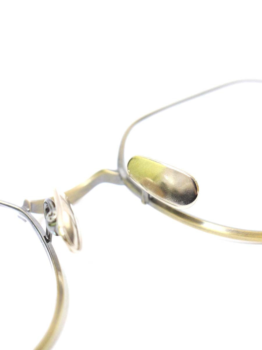 ステディ STD-96 メガネ ゴールド チタンフレーム フルリム クラウンパントシェイプ ITO8DQXY412Y